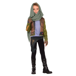 Girls Star Wars Jyn Erso Deluxe Costume Top Set - All
