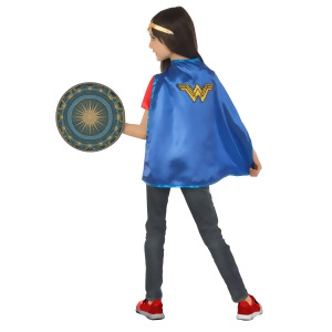 Girls Wonder Woman Cape and Shield Set - All