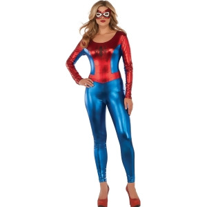 Womens Sexy Spider Girl Catsuit - Large