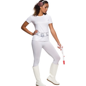 Women's Princess Leia Rhinstone Top - Medium