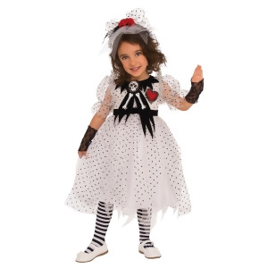 Girls Ghost Girl Costume - Medium