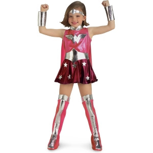 Pink Wonder Woman Child Costume - Medium