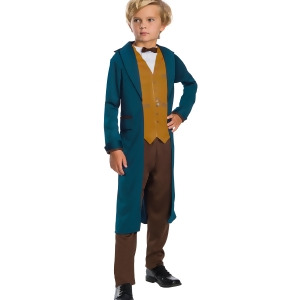 Fantastic Beast Boys Newt Scamander Costume - Small