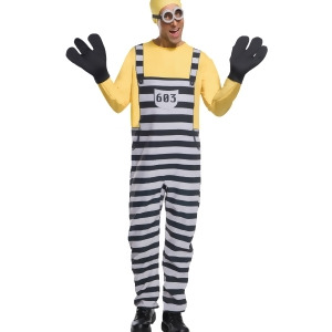 Mens Jail Minion Tom Costume - Standard