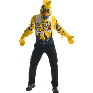 Five Nights at Freddy's Teen Nightmare Chica Costume - Small