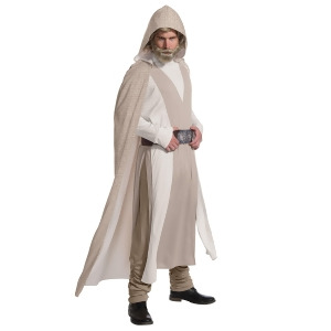 Star Wars Episode Viii The Last Jedi Deluxe Men's Luke Skywalker Costume - STANDARD