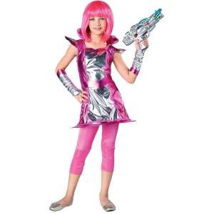 Light Up Cosmic Girl Child Costume Treat Safety Kit - All