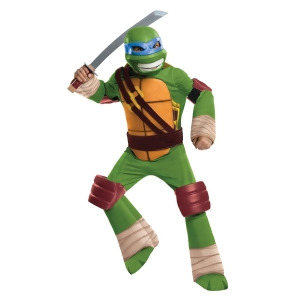 Teenage Mutant Ninja Turtles Leonardo Tv Boys Deluxe Costume - Large