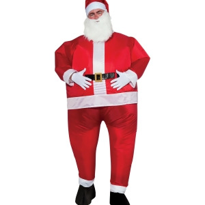 Mens Inflatable Santa Costume - Standard