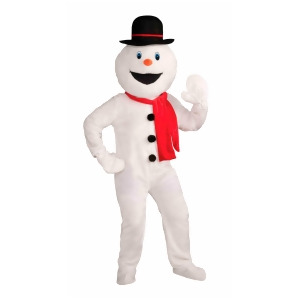 Mens Deluxe Snowman Mascot - Standard