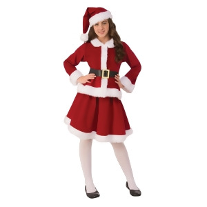Girls Miss Claus Costume - Small
