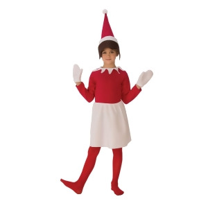 Girls Sitting Elf Costume - Small