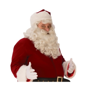 Mens Premium Santa Beard and Wig - All