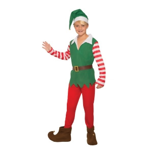 Childrens Santa's Helper Costume - Medium
