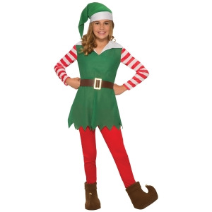 Girls Santa's Helper Costume - Medium