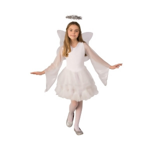 Girls Deluxe Angel Costume - Small