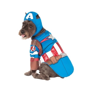 Captain America Deluxe Pet Costume - Large