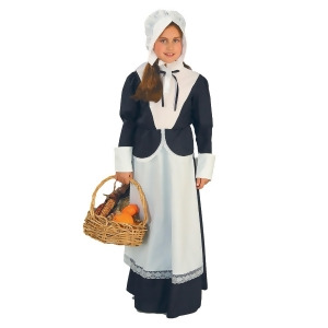 Girl Colonial Pilgrim Costume - MEDIUM