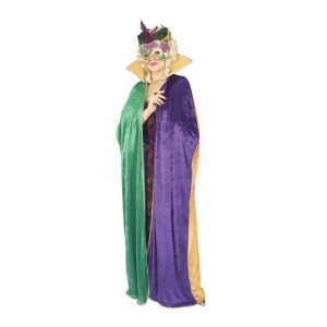 Adult Floor Length Mardi Gras Cape - All