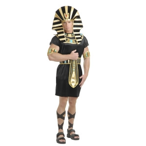 Black and Gold King Tut Men's Costume - XS