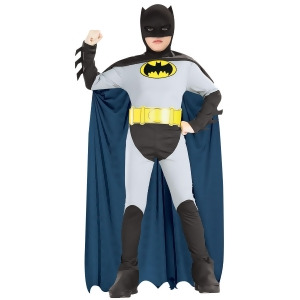 Boy's Classic Batman Costume - LARGE