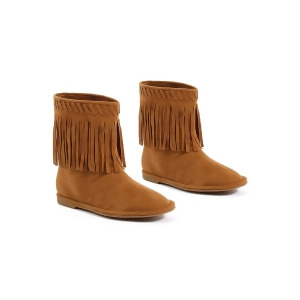Children's Moccasin Boot with Fringe - SMALL