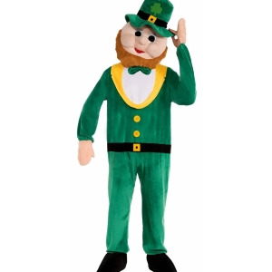 Adult Leprechaun Mascot Costume - STANDARD