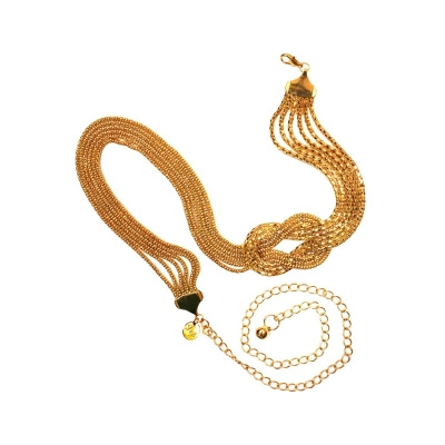 Multi Strand Knot Body Jewelry Chain Belt 