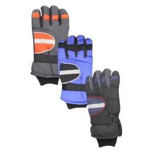 Mens 3 Pack Winter Waterproof Snowboarding Ski Gloves - All