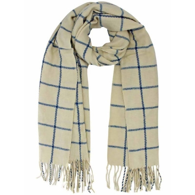 Checkered Cashmere Feel Unisex Winter Scarf 