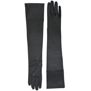 Black Long 3/4 Arm Length Evening Opera Gloves - All