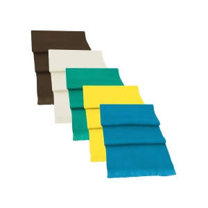 Turquoise Yellow Green White Brown Wool Scarf 5 Pack - All