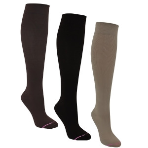 Brown Black Beige 3-Pack Compression Socks - All