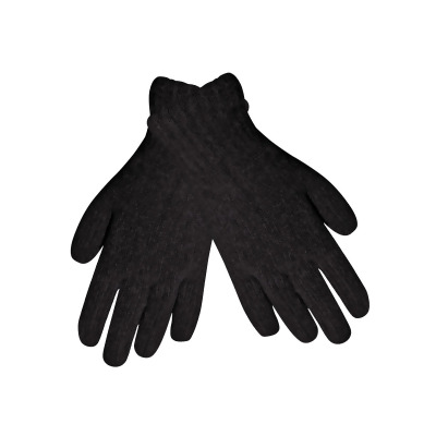 Womens Black Thermal Insulated Heat Trapping Gloves 