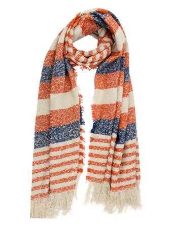 Winter Mix Knit Oblong Scarf Wrap - One Size