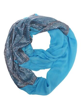 Sequin Lightweight Infinity Scarf - One Size