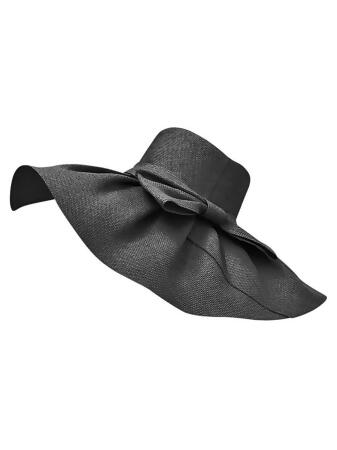 Elegant Toyo Wide Brim Floppy Hat - One Size