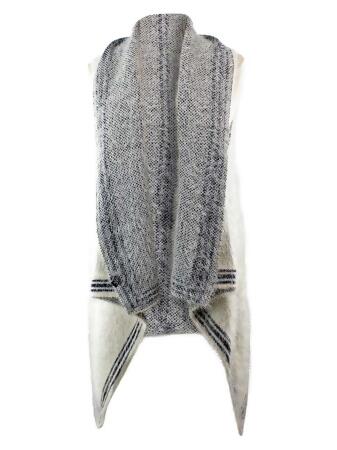 Classic Knit Shawl Sweater Vest - One Size