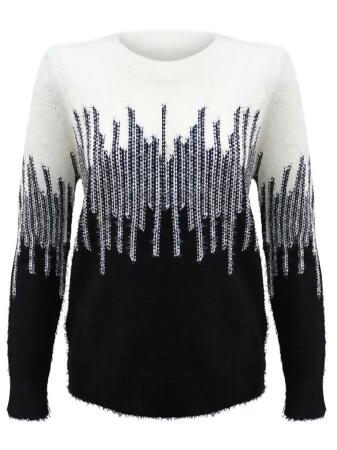 Fuzzy Long Sleeve Sweater - Medium
