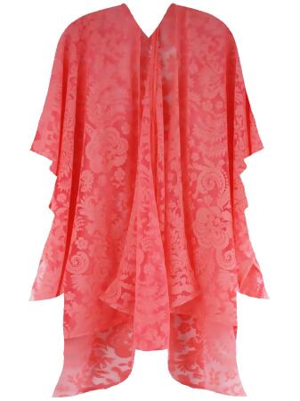 Sheer Lace Summer Shawl Cover Up Beach Wrap - One Size