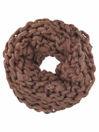 Rope Yarn Chunky Knit Winter Infinity Scarf - One Size