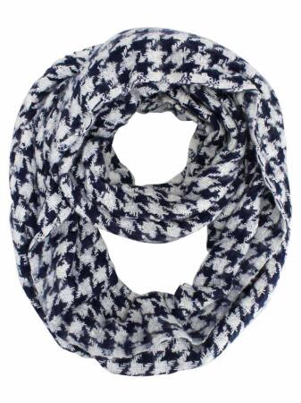 Houndstooth Circle Unisex Infinity Scarf - One Size