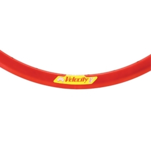 Velocity Deep-V Clincher Nms Non Machined Sidewall Bicycle Rim 700C 32H Red 3403-62232 - All