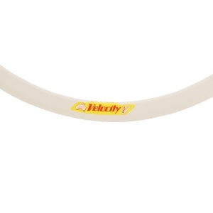 Velocity Deep-V Clincher Nms Non Machined Sidewall Bicycle Rim 700C 32H White 3402-62232 - All
