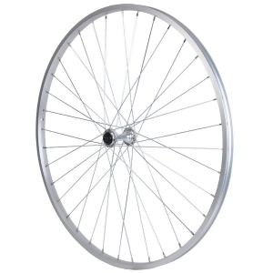 Sta-tru 27 x 1-1/4 inch Stw St725 Quick Release Speed Tuned 36h Silver Kt Alloy 100mm Hub Front Bicycle Wheel Fws2714q - All