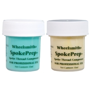 Wheel smith Bicycle Spoke Prep Thread Lock/Lubricant 2-Pack Tp001 - All
