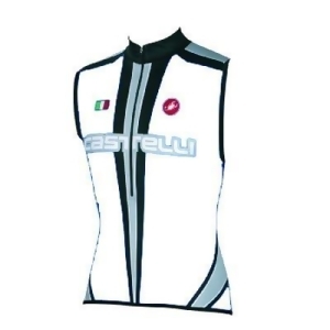 Castelli Freccia Sleeveless Cycling Jersey White A7211-001 - S
