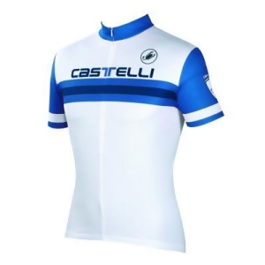 Castelli Gt40nrg Cycling Jersey White/Royal A7200-054 - S
