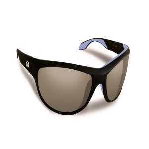 Flying Fisherman Cayo Matte Black and Smoke Lens Sunglasses 7824Bs - All