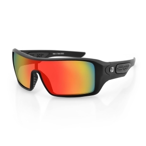 Bobster Paragon Sunglasses-Matte Black/Red Mirror Lenses Epar001 - All
